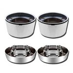 8LUG 16" Chrome Wheel Center Hub Caps 1995-2008 Ford F-250 Truck Van Alloy. Fixed Price $64.00.