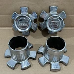 Set (4) 1977-1988 15" Jeep Cherokee J-series Wagoneer Center Caps 5356482. Fixed Price $415.00.