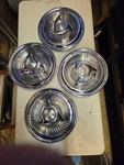 Pontiac 1963 Spinner Hub Caps 14" Set Of For Starchief, Catalina & Bonneville.. Fixed Price $150.00.