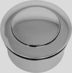 Chrome Aluminum 1967-94 Gm Hole Steering Wheel Column Adapter + Horn Button. Fixed Price $43.86.