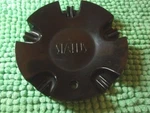 X1 Status Custom Black Wheel Center Cap Rim Used Part # C-104-1. Fixed Price $79.99.