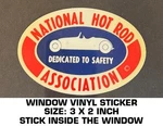 Nhra National Hot Rod Association Window Decal Sticker Vintage Look- Drag Racing. Fixed Price $7.95.