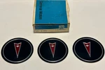 Nos Gm 1973-77 Pontiac 15" Wheel Hubcab Center Emblem Ornaments 494434 494435. Fixed Price $49.99.