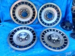 Set Of 1979-1996 Ford F150 Bronco 15" 4X4 Mag Wheel Covers Hubs Caps Lug. Fixed Price $56.25.