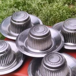 Five Vintage Hub Caps For Chevrolet Cars. Fixed Price $250.00.
