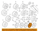 Volkswagen Oem 06-10 Beetle Wheels Covers Trim-wheel 1C0601147P16Z. Fixed Price $60.62.