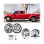 4PCS 19.5" 10 Lug Hubcaps Polished Stainless Steel Dually Wheel Simulators Co.... Fixed Price $297.37.