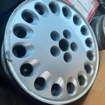 Set Of Two Alfa Romeo 8JX15 Inch Factory Speedline Alloy Wheels. Fixed Price $300.00.