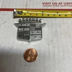 Vintage Cadillac Metal Chrome Wheel Cover Crest Ornament Emblem 254508 No Clip. Fixed Price $7.99.