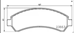 Mintex Disc Brake Pad Set - MDB2298 Fits Chev, Gmc, Isuzu, Olds "s" Front. Fixed Price $24.95.