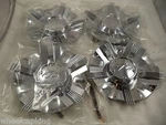 Zinik Wheels Chrome Custom Center Caps # Z-10 / CAP-Z087 (set Of 4 ). Fixed Price $199.00.