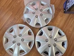 3 Pc. 14" Silver Wheel Cover Hubcap KT957 , Part # 151485 Made In Taiwan New. Fixed Price $35.00.