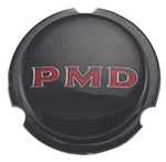1967-72 Pontiac Rally Ii Center Cap Lucite, Black W/ Red Pmd Lettering. Fixed Price $21.00.