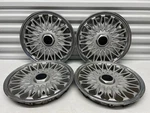 Set Of Oem 15 Chrysler Wire Mesh Hubcaps Wheel Covers Silver 4616242 1993-95. Fixed Price $65.99.