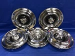 Vintage Set Of 1957 Chrysler 14" Spinner Hubcaps Imperial. Fixed Price $179.99.