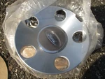 Genuine 2005 To 2009 Ford Mustang Alloy Wheel Center Hubcaps 4R33-1A096-EC. Fixed Price $88.00.