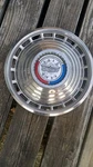 1963 Ford Galaxie Hubcap 14" Wheel Rim Cover, Original With Crest Emblem Oem. Fixed Price $29.50.