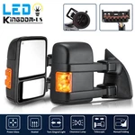 Pair Power Heated Amber Signal Tow Mirrors 99-07 Ford F250-F550 Super Duty. Fixed Price $130.36.