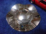 Lot Of One Devtno Ransom Chrome Wheel Center Hub #CAPF-275 Back Cap.. Fixed Price $79.99.