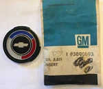 One Nos Gm #3890693, 1967-1968 Chevelle Wheel Cover Emblem. Fixed Price $35.00.