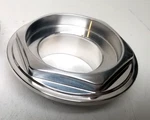 Polished Billet Aluminum Hex Center Hub Cap 1X Bbs Rs Rc -small Thread -1/4 Ht. Fixed Price $65.00.