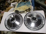 Nos 1965 Oldsmobile Cutlass F85 Hubcaps, Set Of 2 Wheel Cover 14" Oem. Fixed Price $45.00.