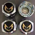 New Pontiac Firebird Trans-am Hub Wheel Center Cap Chrome/gold Set Of 4. Fixed Price $74.92.