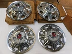 Nos Oem Ford 1966 Fairlane 500 Spinner Wheel Covers Hub Caps Set 14". Fixed Price $729.00.