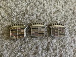 Set Of Vtg Used 1963 - 1973 Cadillac 10661 Crest Emblem Deville Eldorado. Fixed Price $26.35.