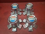 Set (4) 1977-1988 15" Jeep Cherokee J-series Wagoneer Center Caps 1078 1079. Fixed Price $449.99.