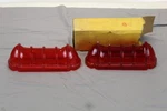 Pair Of Lh/rh Glo Brite Tail Light Lenses For 1961 Buick Lesabre. Fixed Price $35.00.