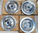 Nos 1977 1978 1979 Ford Thunderbird Set Of 4 Wheel Cover Hubcaps D7SZ-1130A. Fixed Price $382.50.