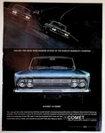 1964 Mercury Comet Car Vintage Print Ad Daytona Speedway Ford Motor Co.. Fixed Price $18.05.