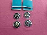 1977-79 Pontiac Custom Wheel Cover Center Caps, Set Of 4, Nos! 546970. Fixed Price $219.99.