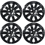4PC 18" Gloss Black Snap-on Wheel Skins Hubcap Covers For 19-23 Cadillac XT4. Fixed Price $225.00.