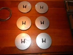 + Rare 1985 Honda Accord Wheel Center Cap Decal 44733-SA5-720 3/4 ". Fixed Price $38.50.