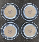1976 1977 1978 Cadillac Eldorado Hubcaps Set 4 Arizona Beige Complete Vibrant. Fixed Price $699.99.