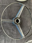 1957 Buick Power Steering Wheel Horn. Fixed Price $55.00.