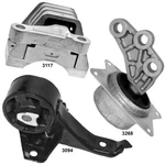 Engine Motor Mount & Automatic Trans 3PCS For Chevrolet Malibu 07-06 2.2L. Fixed Price $104.00.