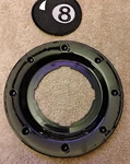 1 New Proline Black Wheel Center Cap Flange No Hex P/n #C-603-2 Or C-9950-2. Fixed Price $39.90.