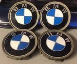 Set Of Four Bmw Oem Center Hub Caps 36131095361 2.75IN 36136768640. Fixed Price $19.80.