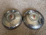 Wheel Center Caps Pair (2) Pontiac Hub - Dog Dish Poverty Used. Fixed Price $50.00.