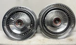 Pair 1966 Ford Thunderbird T-bird 15" Hubcaps Wheel Covers. Fixed Price $124.99.