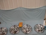 1959-62 Corvette Hubcaps, Nos. Fixed Price $3500.00.