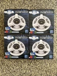 (SET/4) Wire Wheel Spinner Center Cap 1962-1963 Ford Thunderbird Black/gold. Fixed Price $225.00.