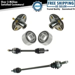 Front Cv Axle Shaft Assembly Wheel Hub Bearing Kit Set 6PC New For 01-05 Civic. Fixed Price $259.85.