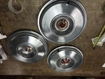 1955, 1956 Chrysler Imperial Newport 14 Wheel Covers, Hubcaps, Set Of 3. Fixed Price $199.99.
