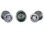 Chrome Plated Security Safety Wheel Locking Nuts Exposed Lugs 4PC Set W/ Key. Fixed Price $70.00.