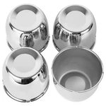 X Chrome Steel Center Caps Push Thru For Trailer Wheel Rims 4.25" Bore. Fixed Price $48.95.