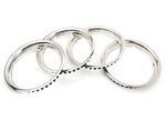 New Set Of 4 Polished Stainless Steel Trim Rings 1968-1980 Mgb Rostyle Wheels. Fixed Price $174.95.